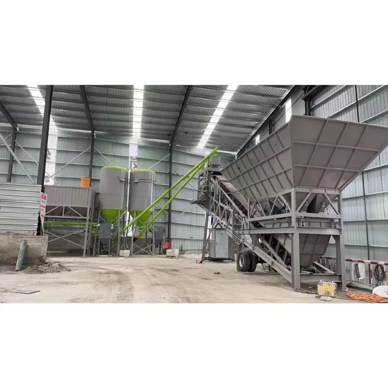 YG 120m³/h Concrete Mixing Plant, Advanced Weighing Sensors, JS Mixer, CE ISO, Overseas Service Support