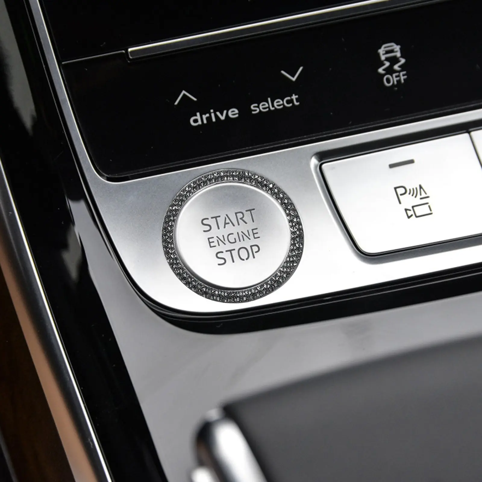 

Комплект декоративных колпачков для штепселей автомобильных датчиков давления с кристаллами, защита от пыли, снега и дождя, универсальные, для роскошного блеска