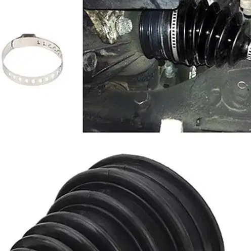 Car CV Boot Kit Constant-Velocity Dust Cover Joint Constant-Velocity Dust Cover Elasticity Drive Anti-Aging Wear Universal