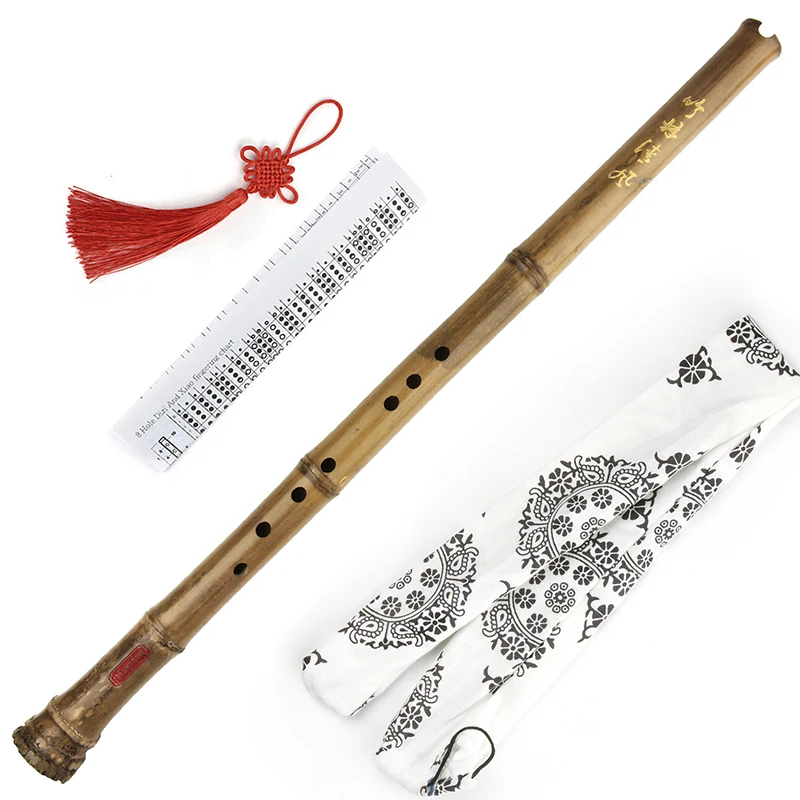 Chinese Nan Xiao Flute, Eight Holes G Key, Left Hand, Woodwind Musical Instruments