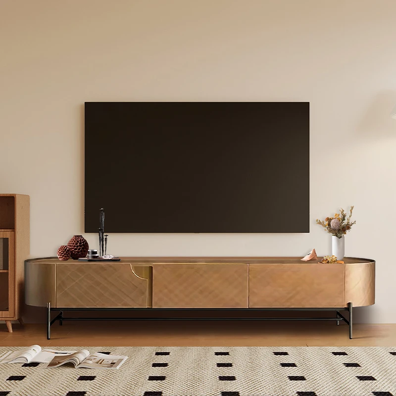 Soporte De Tv nórdico marrón solo, cajones verticales De madera, soportes De Tv De diseño, muebles modernos para sala De estar, muebles De televisión para el hogar