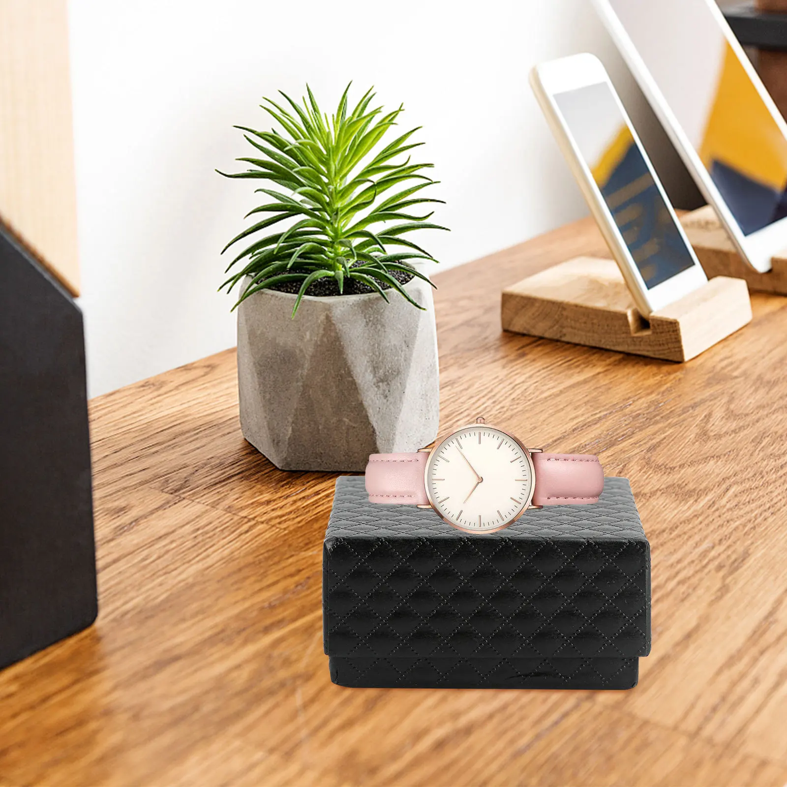 

Pocket Watch Box Removable Pillow Thick Material Ultra Soft Cushion Secure Storage Organizer Gift Case Pocket Watch Box