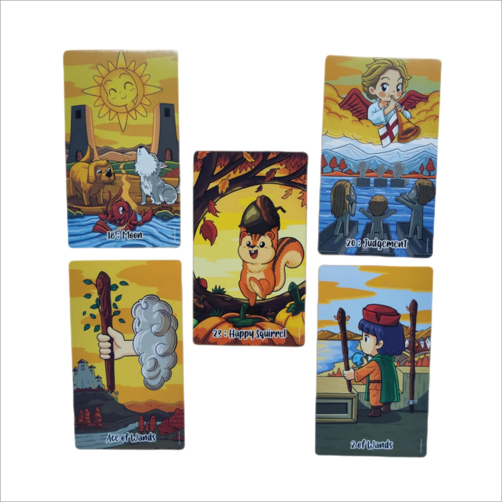 New 12x7cm Autumn Miss 79-Card Tarot Deck in English For Children Toys Good Gift Divination Future Entertainment Board Game