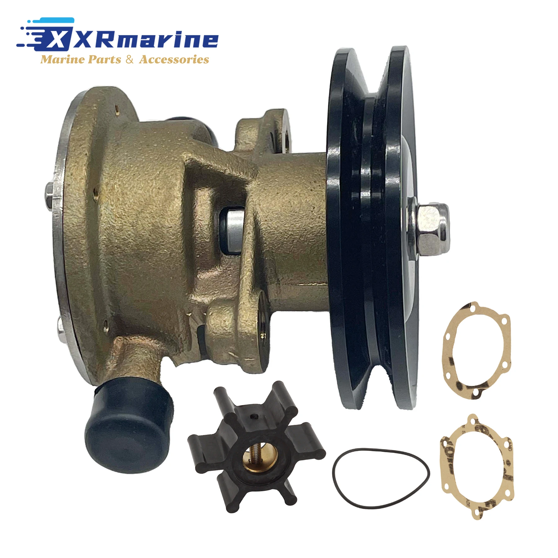 Raw Sea Water Pump with Impeller Fits for Yanmar Marine Engine Pumps Replacement 128397-42500 128990-42500 JPR-YM08IH