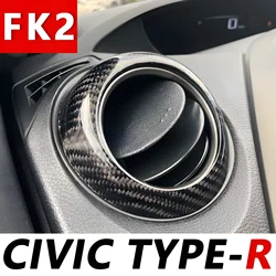 Interior Air Vent Outlet Frame Cover Decorative Trim Fits Honda CIVIC 8 FK2 TYPE-R, Car Accessories, Real Carbon Fiber