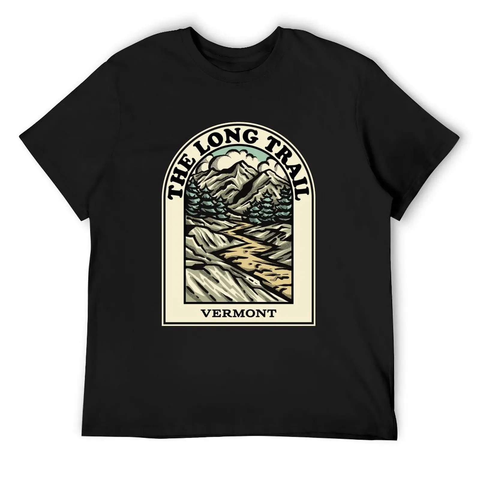 

The Long Trail Vermont hiking backpacking trail T-Shirt graphic t shirts rapper graphic tees quick-drying mens t shirt