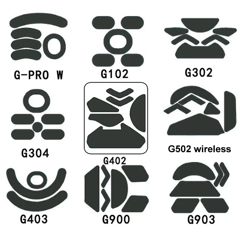 for  Logitech Mouse Foot Stickers 3M Foot Pad parts G302/G303/G304/G402/G403/G502/G602/G703/G900/G903/G-PRO/G Pro X Superlight