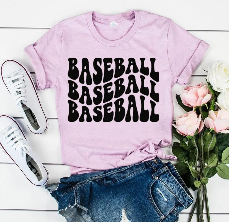 Baseball Sweatshirt, Baseball Mama or Dad ShirtGame Day sweatshirt Party Gifts For Lover 100% cotton Unisex y2k Drop shipping