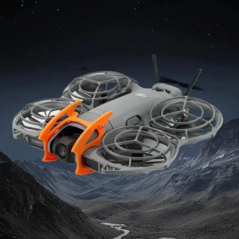 1 個の Neo 2 カーボンファイバー ジンバル ガード - 簡単なスナップオン取り付けが可能な ABS レンズ プロテクター