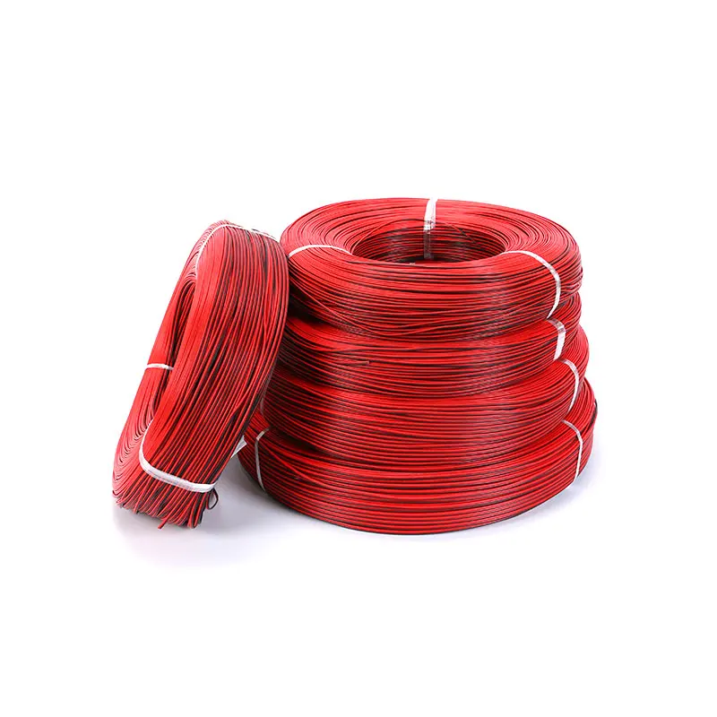 

10/5 Meters Electrical Wire 18/20/22/24/26AWG insulated PVC Extension Tinned Copper 2 Pin LED Strip Cable Red Black Wire