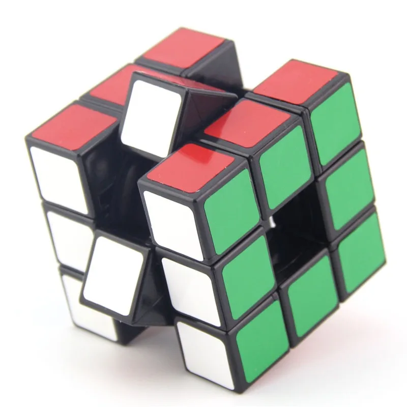 LanLan 3x3x3 Cubo Cavo 3x3 Cubo Magico Trasparente Trasparente Cubo Magico Professionale Puzzle Giocattolo Per I Bambini Giocattolo Educativo Per Bambini