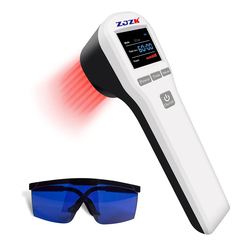 

Infrared laser therapy device instrument Physiotherapy for frozen shoulder cure nerve pain relief with 4x808nm+16x650nm 880mW