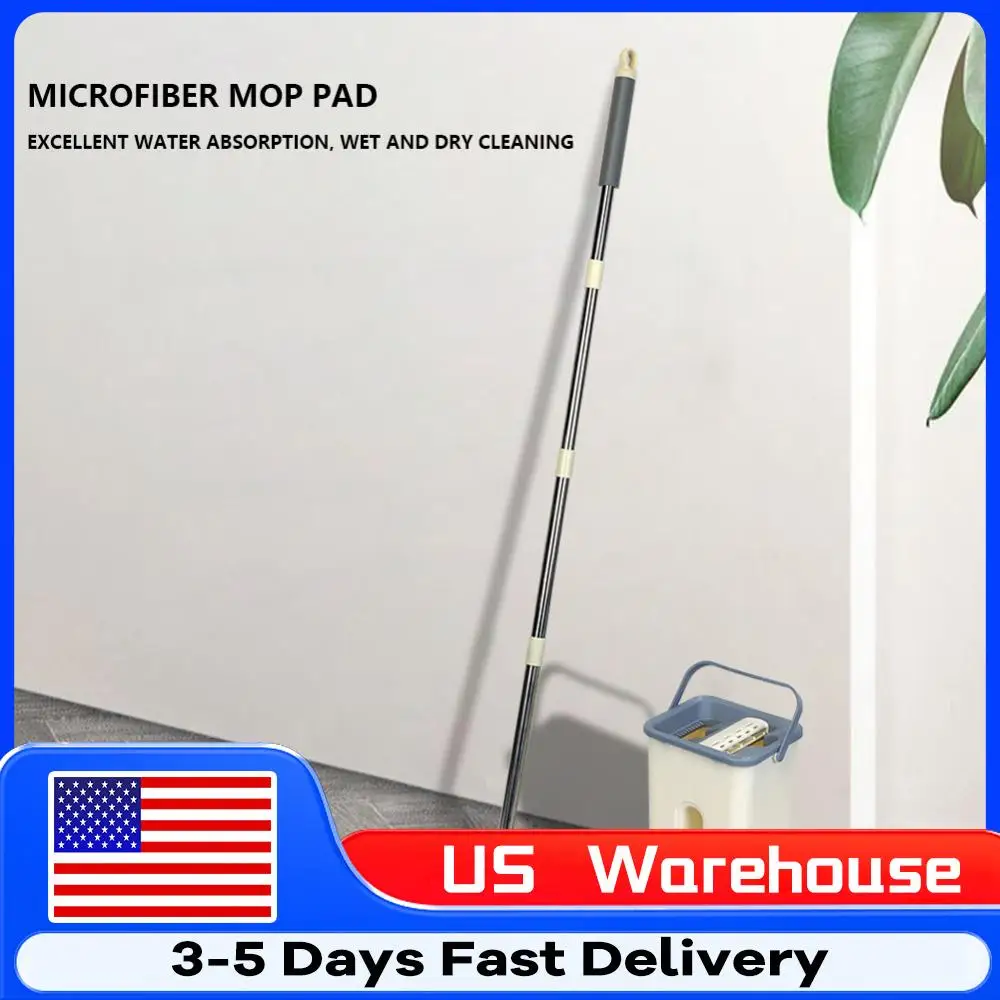 

Squeeze Cleaning Bathroom Mop Multipurpose Microfiber Squeeze Mops Cloth Water Absorption Household Cleaning Tool