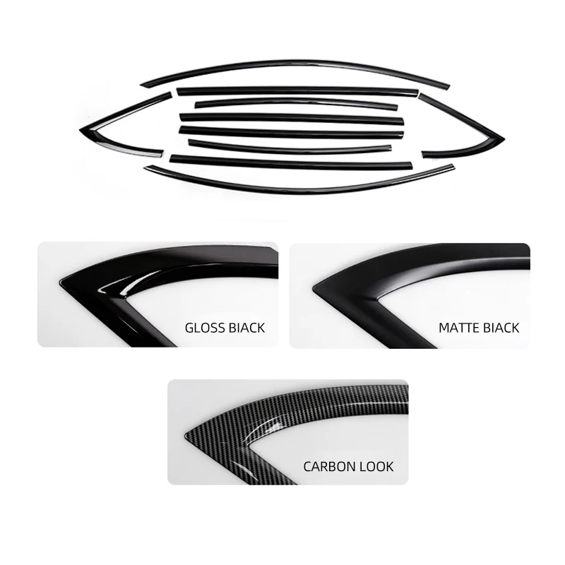 

20% Off Car Exterior Accessories Black and Durable Window Trim Fit For Tesla Model 3