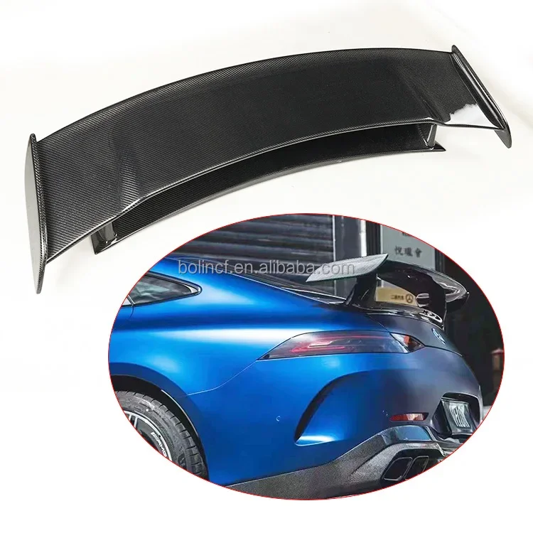 

IMP Style Carbon Fiber Rear Spoiler Rear Trunk GT Lip Wing Spoiler For Mercedes Benz 4 Doors AMG GT50 GT53 GT63 2015+