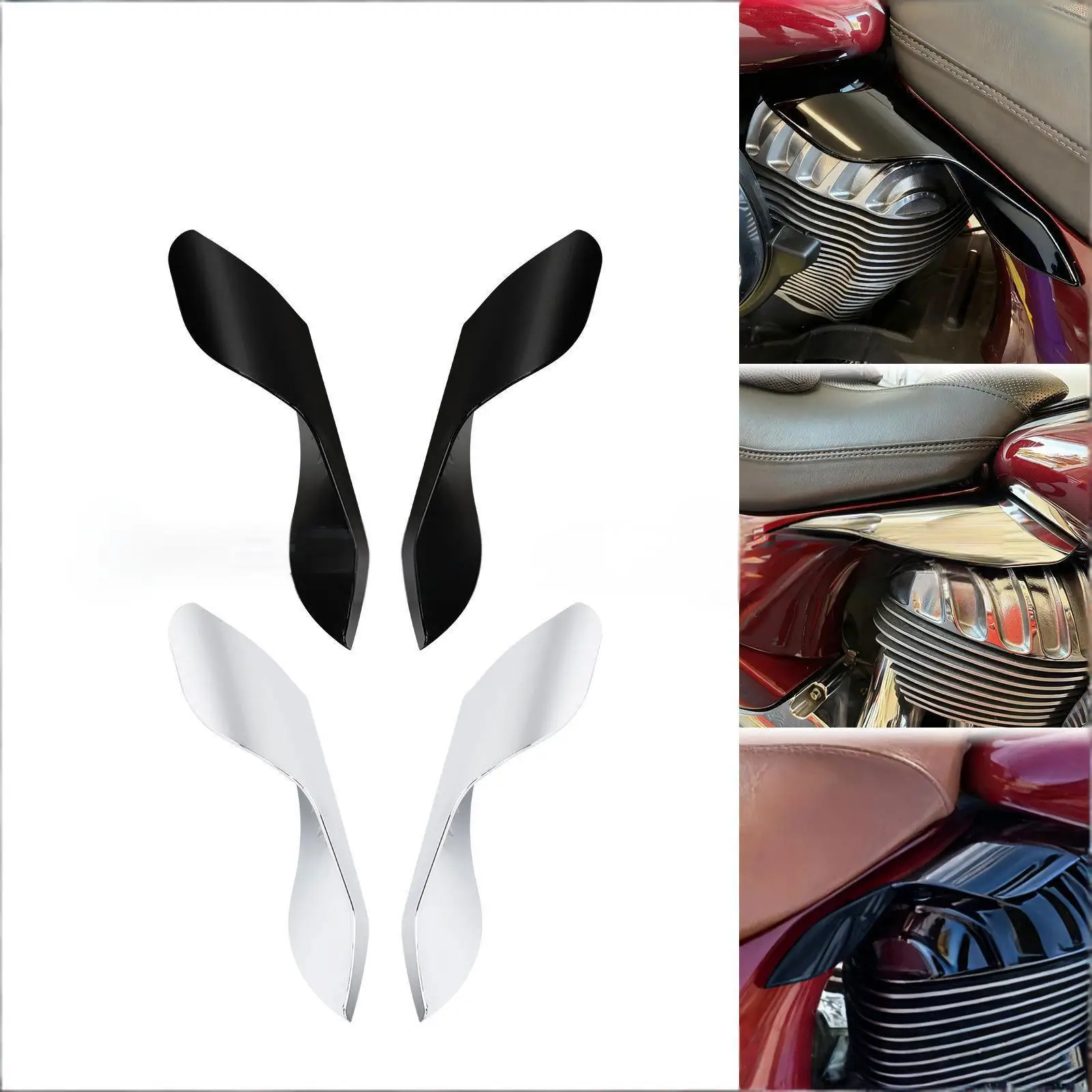 Motorcycle Engine Heat Cover Protection Guard Simple Installation Direct Replace Non Slip Fittings Motorcycle Accessory