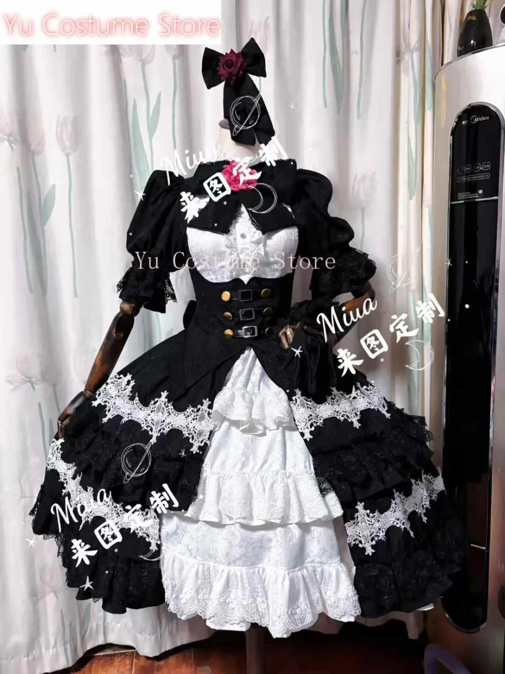 

Yu CostumeDate A Live Tokisaki Kurumi Dress Cosplay Costume Cos Game Anime Party Uniform Hallowen Play Role Clothes Clothing