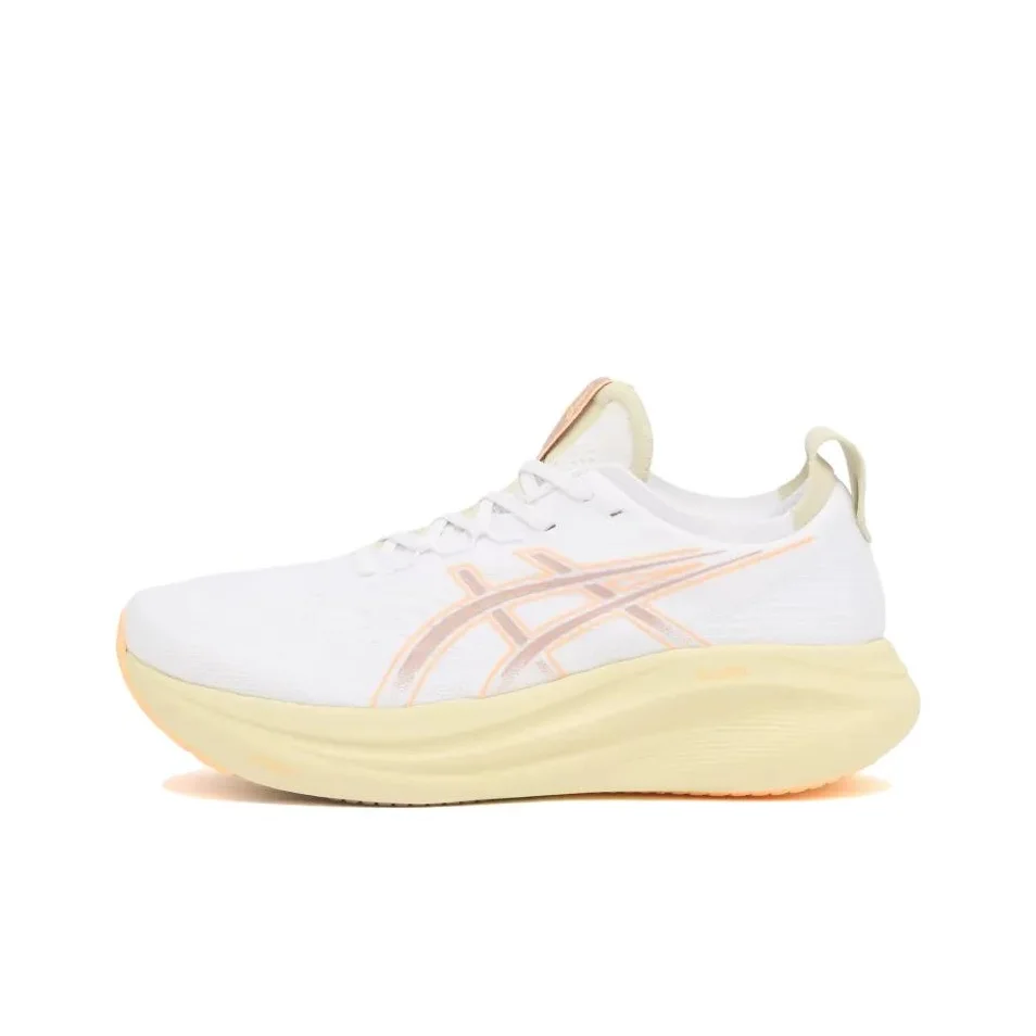 

ASICS GEL NIMBUS 27 Износостойкие низкие кроссовки для бега на длинные дистанции с резиновой подошвой/FF BLAST+ для повседневного использования и тренировок 1011B958-102