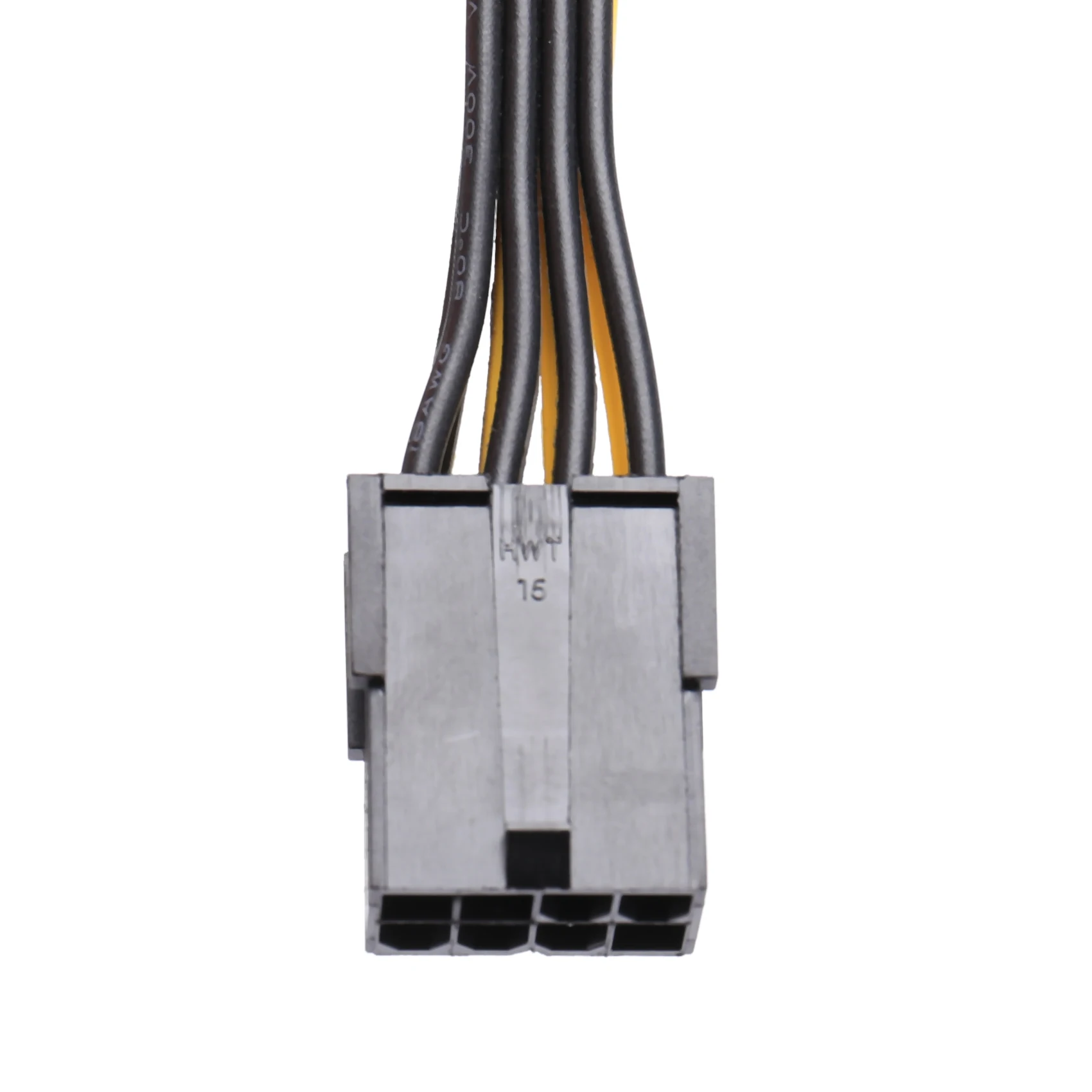 Cable de alimentación de extensión de tarjeta gráfica AEE7-8Pin Pcie 8 pines hembra a codo macho de 8 pines Cable de 90 grados Cable de alimentación de tarjeta gráfica