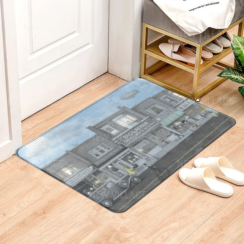 House entrance carpet Home door mat  Fairy tale world Bath mat Foot room bathroom non-slip Kitchen water absorption rugs