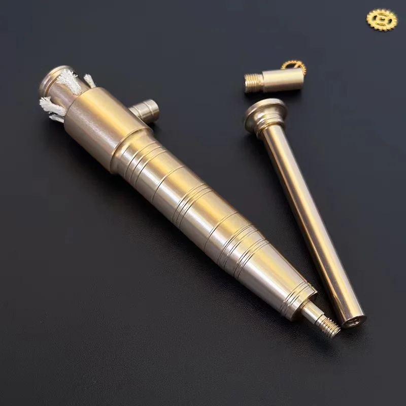 Gold Retro Torch Torch Kerosene Lighter Vintage Torch Extended Multi-function Lighter Outdoor Cool Special Ignition Tool