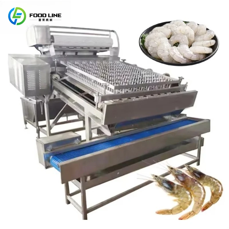 Hot Sale Fully Automatic Shrimp Peeling Machine Shrimp Shell Removing Peeling Peeler Machine Customized