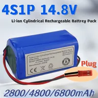 100% Original 14.8V 2800MAH/ 4800MAH/ 6800MAH robot Vacuum Cleaner Battery Pack replacement for chuwi ilife v7 V7S