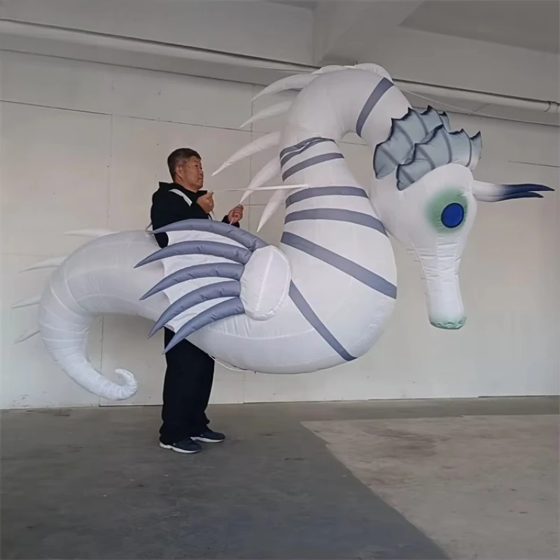 

Индивидуальная надувная одежда для выступлений гиппокампа для рекламы надувных украшений
