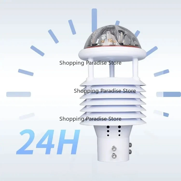 Creative 10 in 1 Sensor Ultrasonic Weather Station Sensor for Wind Temperature Humidity Pressure Rainfall Illuminance