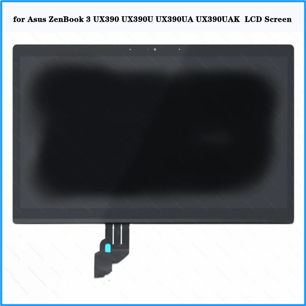 for Asus ZenBook 3 UX390 UX390U UX390UA UX390UAK B125HAN03.0 12.5 inch Laptpop Display LCD Screen Assembly Replacement 30pins