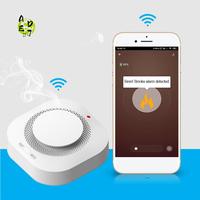AED7-Tuya Wifi Smoke  Sensor Smart Home Security Protection Fire Alarm Sensor Smart Life APP For Alexa Google Home