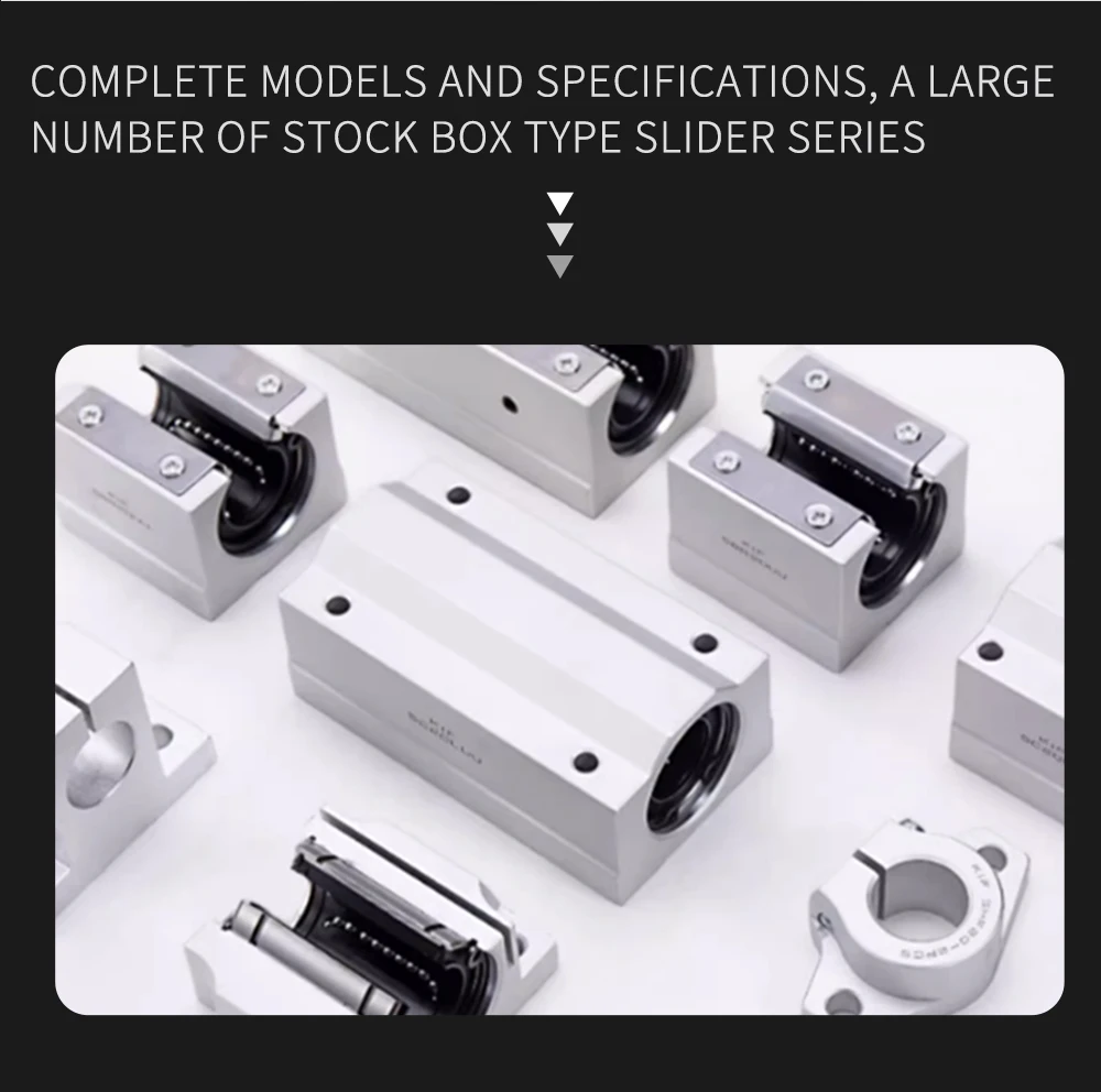 Kugellager Rodamientos SCV12UU SCV16UU SC12VUU SC16VUU Linearlagerblock DIY-Gleit-Einheiten CNC-Fräse – Detail 9