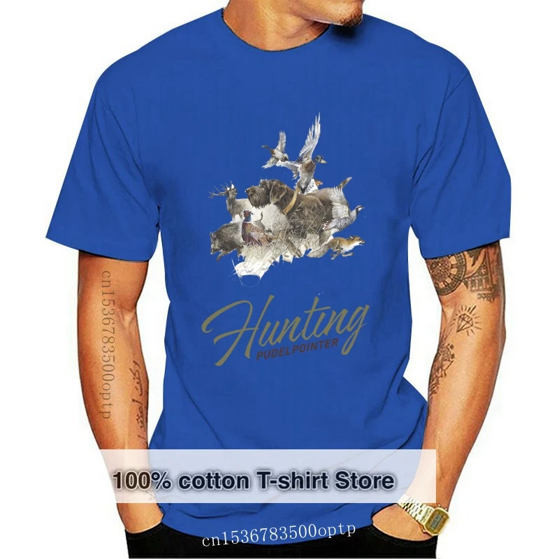 Men T Shirt Pudelpointer Hunting Dog T Shirt Women tshirt