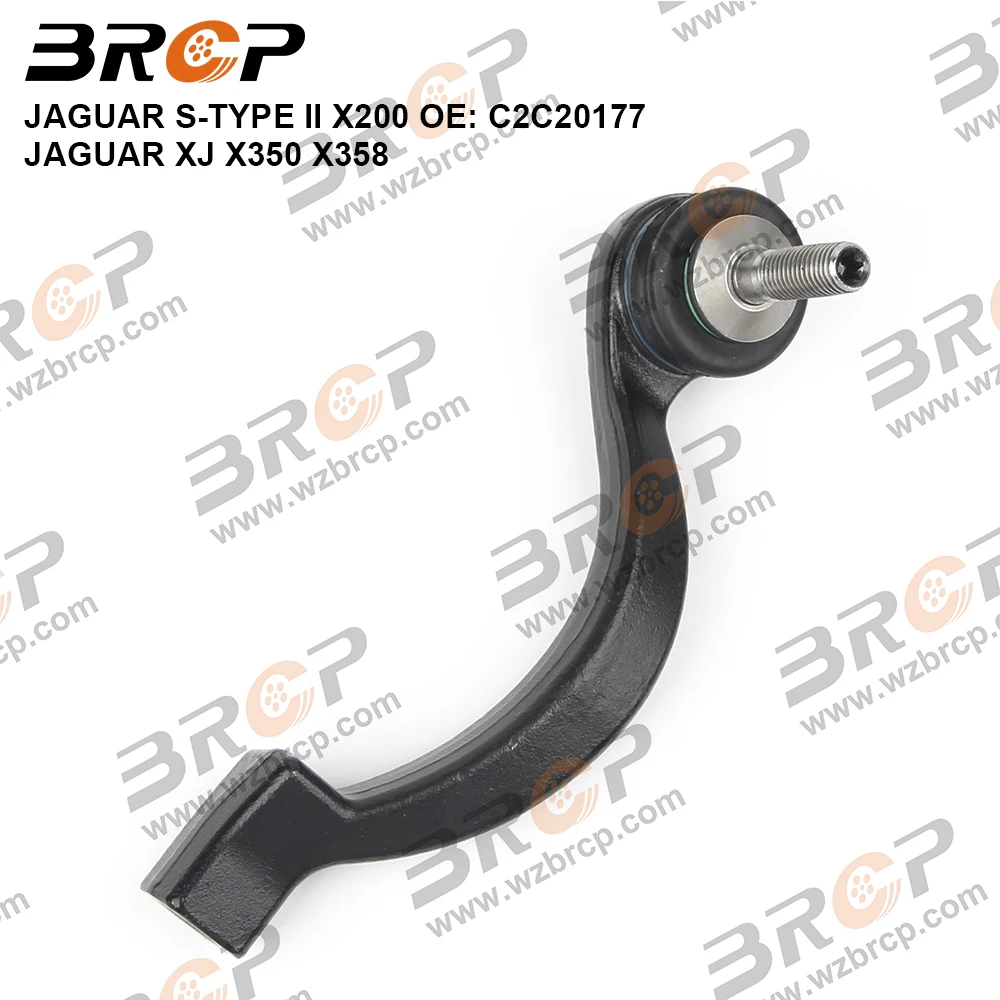 

BRCP One Piece Front Axle Outer Steering Tie Rod Ends For Jaguar S-Type X200 XJ X350 X358 C2C8371 C2C8370 C2C15228 C2C15227