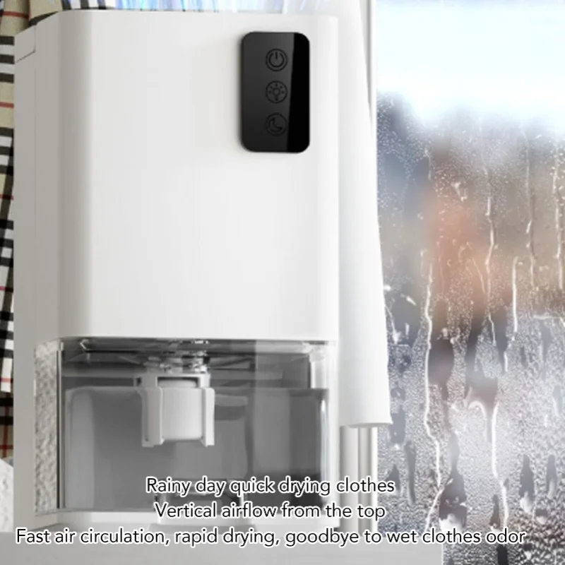 

40W High Efficiency Dehumidifier For Home Bedroom Basement RV 12L Daily Quiet Portable Small Dehumidifiers With Auto Shut Off