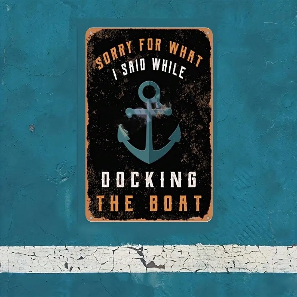 Vintage Art Deco Tin Sign 