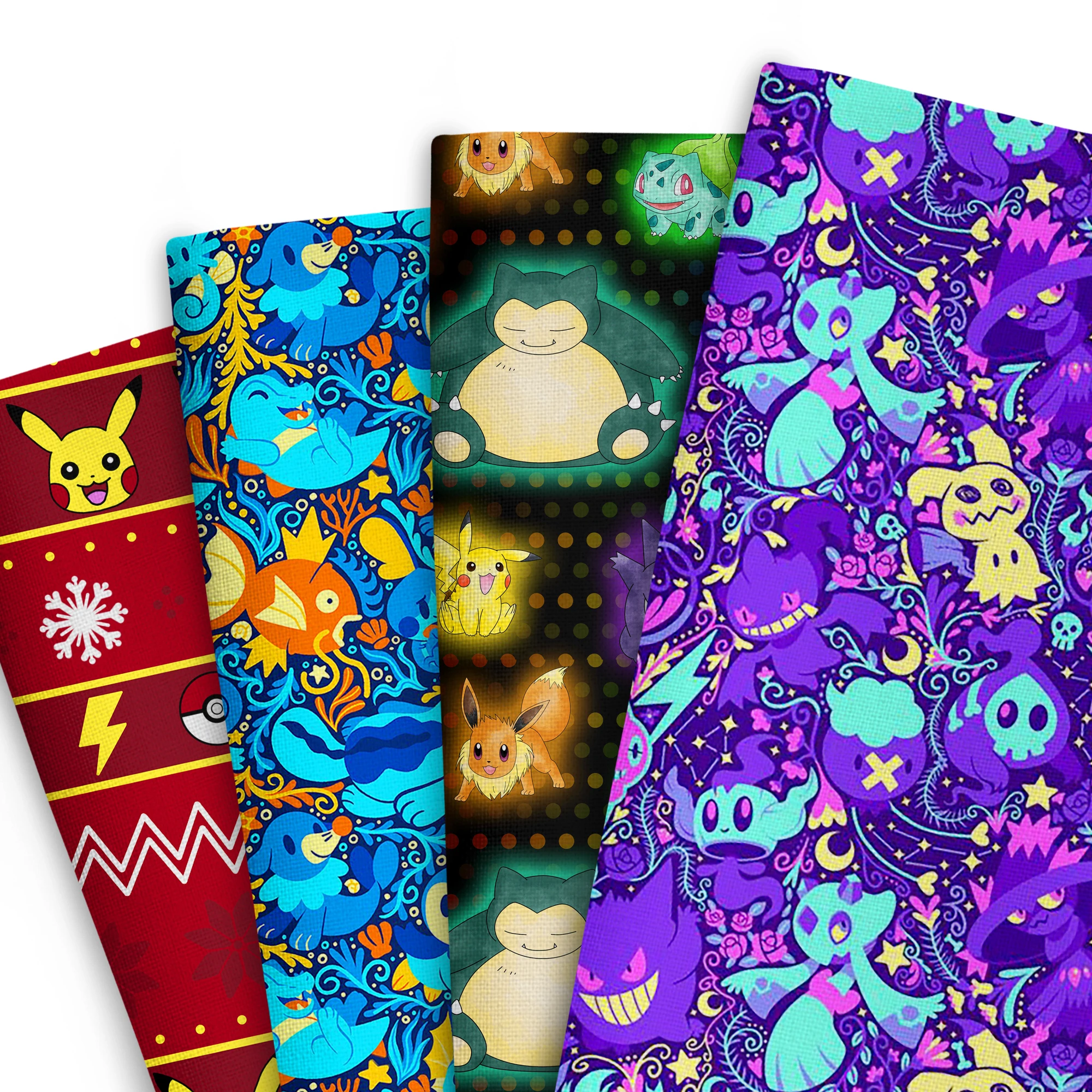 50*145 см лоскутная пикачу полиэстер хлопчатобумажная ткань для шитья ткань для квилтинга материал для рукоделия DIY ручная работа