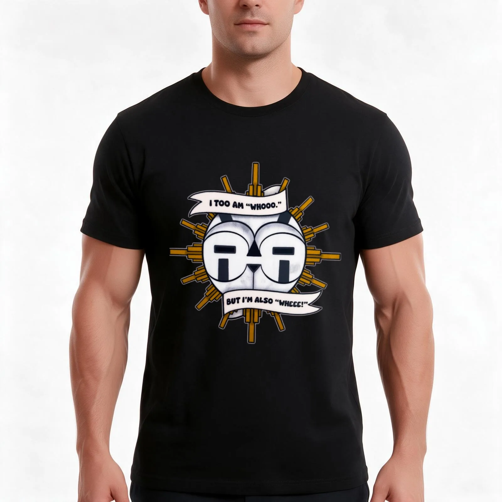I Too Am Whooo But I'm Also Wheee Esquie Clair Obscur expedition 33 T-Shirt, Summer Casual Cotton Tee, Oversized Streetwear Tops