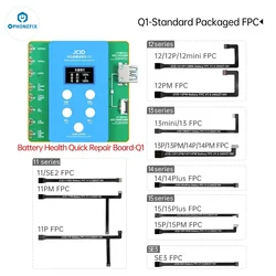 JCID Q1 Battery Calibrator Box Programmer For iPhone 11-15 Modifies Battery Health Data Cycle Removes Important Battery Message