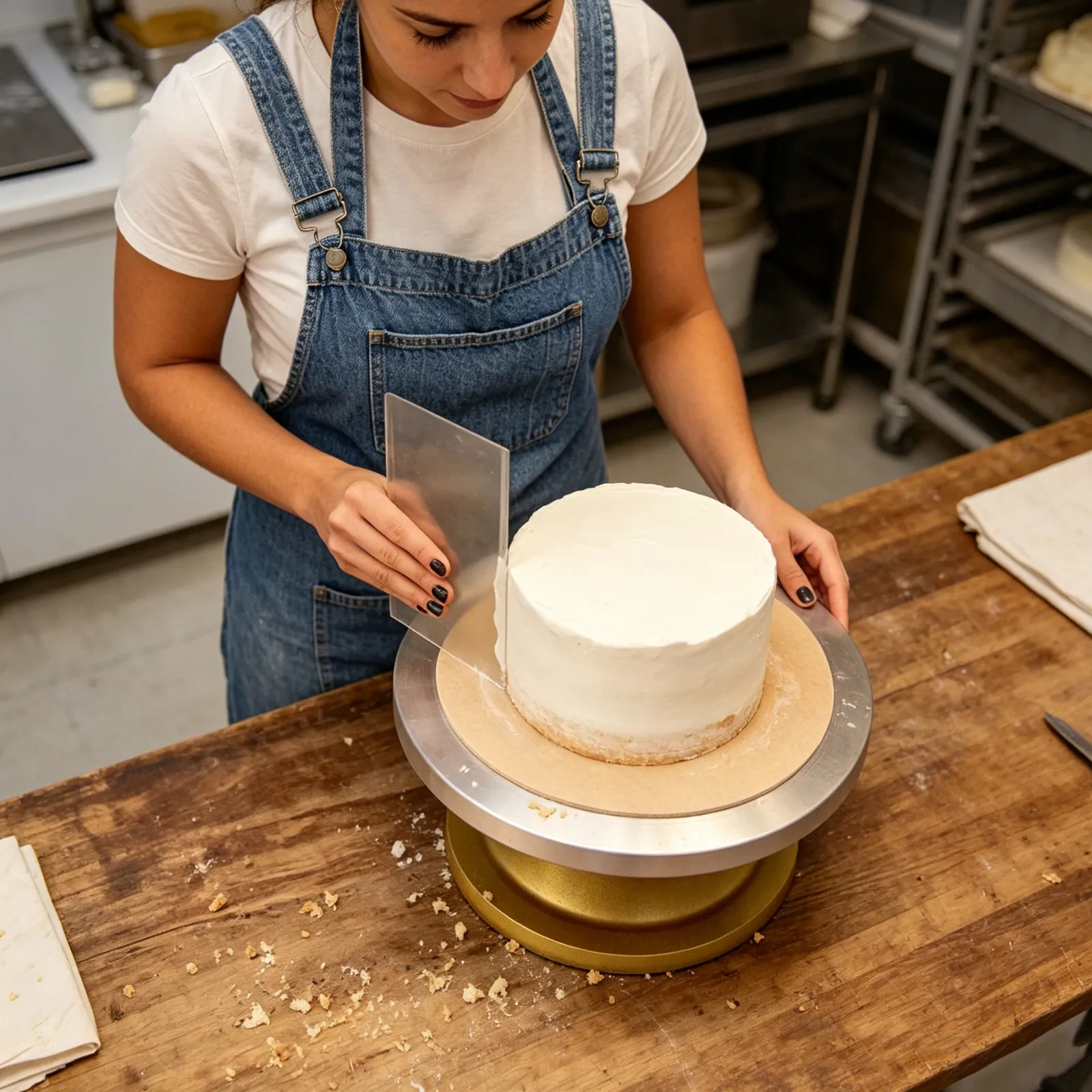 2個入りケーキスクレーパー 透明アクリル製エッジスムーザー - Kitchen Baking Decor のレビューと価格