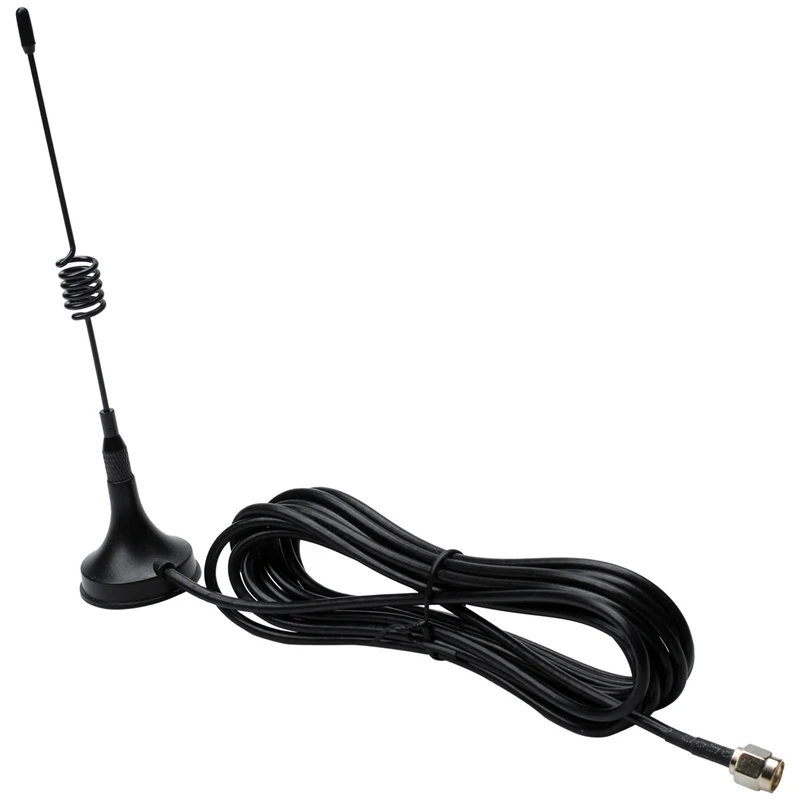 Антенна GSM 5 дБи, 433 МГц, разъем Sma типа «папа», магнитное основание для любительского радио