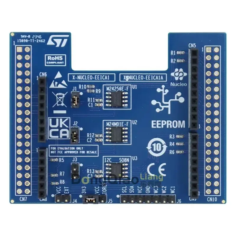 The original off-the-shelf X-NUCLEO-EEICA1 is based on the M24256E-F and M24M01E-F memory expansion boards