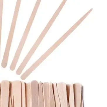

100PCS Disposable Wooden Stick Depilation Spatula Wax Sticks Eyebrows Waxing Spatula Beauty Tool for Professional Home Use