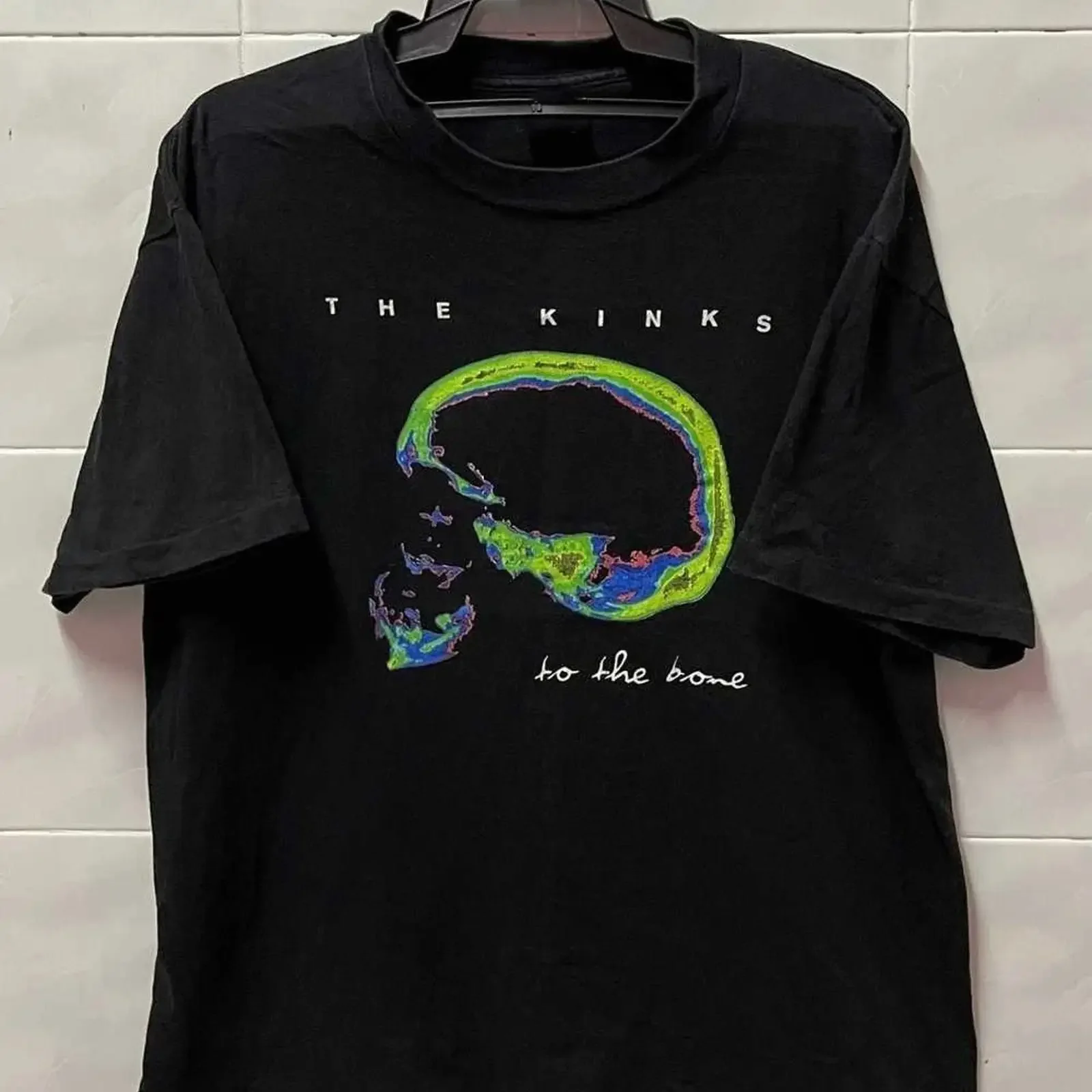 Nueva Camiseta de la Banda de Rock The Kinks To Bone Geschenk Familie Talla 5XL, Estilo Vintage Lavado y Elástico para Hombre, Prenda Elegante para Uso Diario