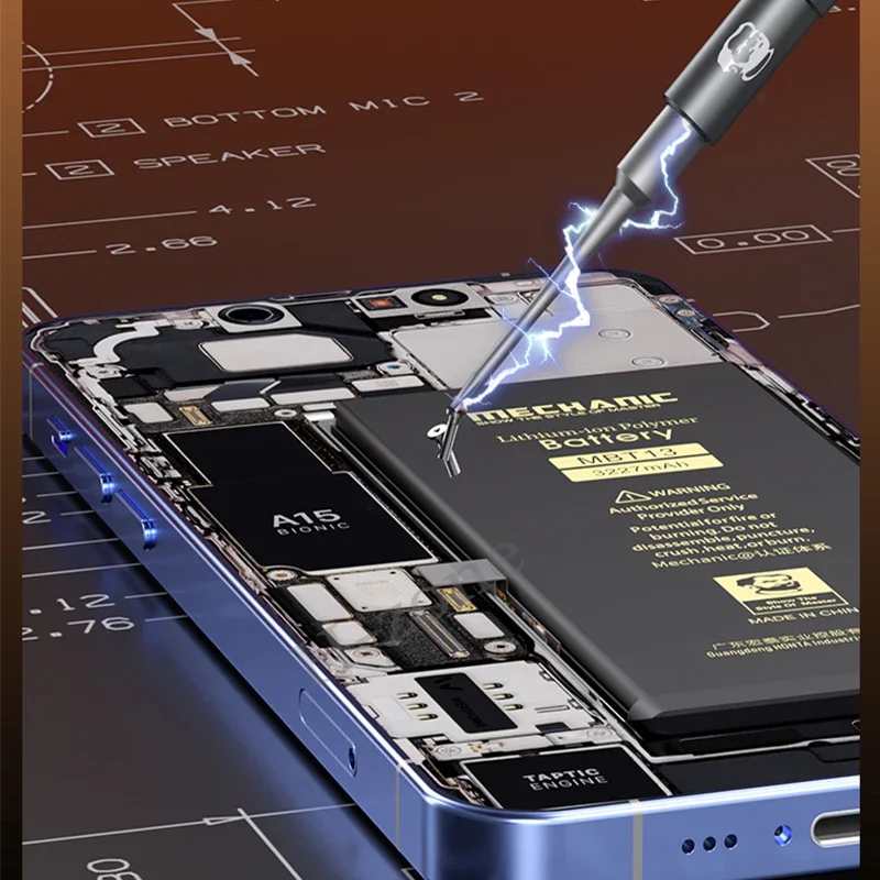 ช่าง MORTAR SE ไขควงแม่เหล็กชุด Y 0.6,Pentalobe 0.8,Phillips 1.2 /1.5 ,ด้านใน Hex 2.5 ,T2 ไขควงซ่อมชุดเครื่องมือ