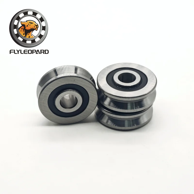 2PCS V10371214ZZ V Groove Ball Bearing 10*37*14mm Guide Track Rlooer Bearing 10x37x12x14