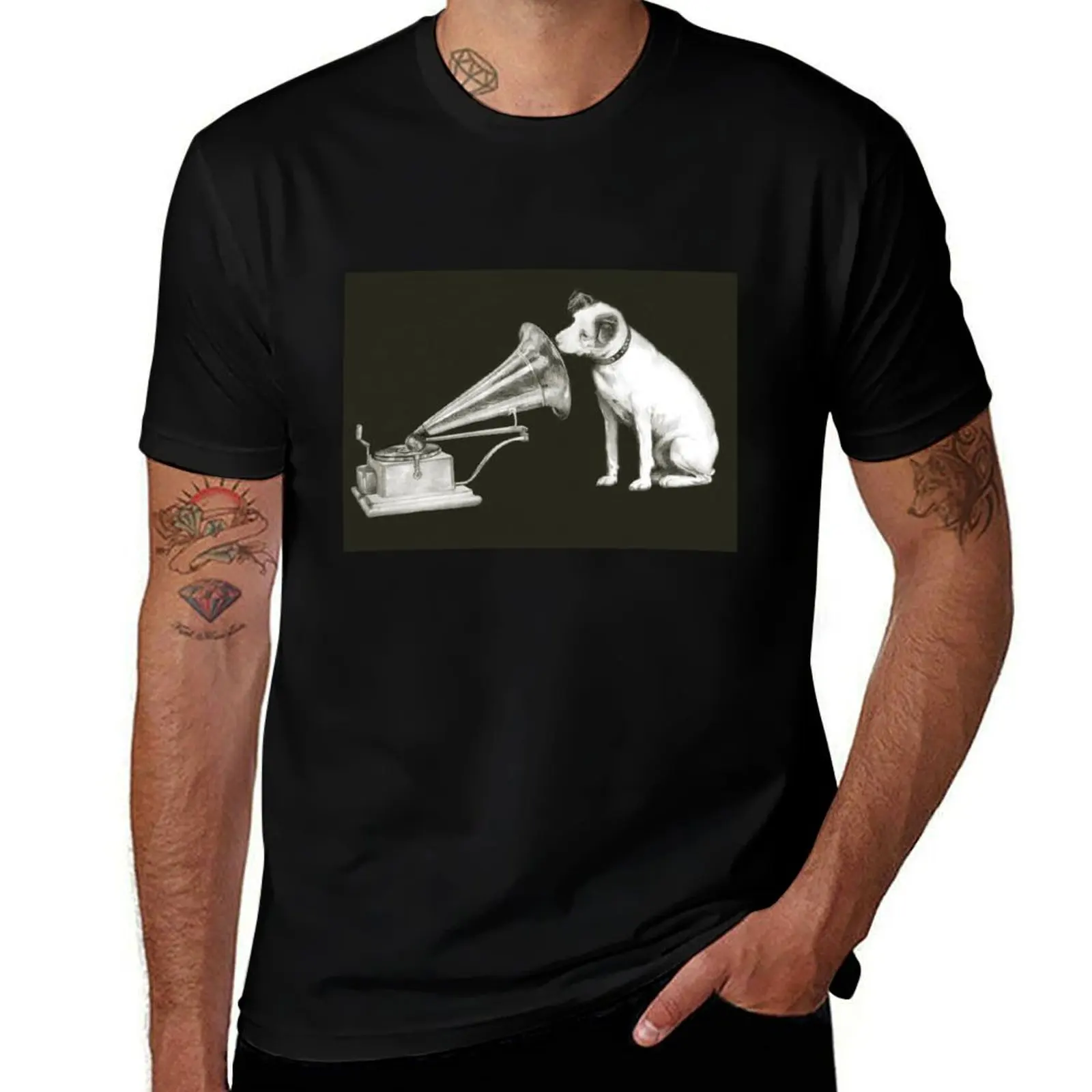

his masters voice T-Shirt t shirt man luxury man t shirt designer T-Shirt