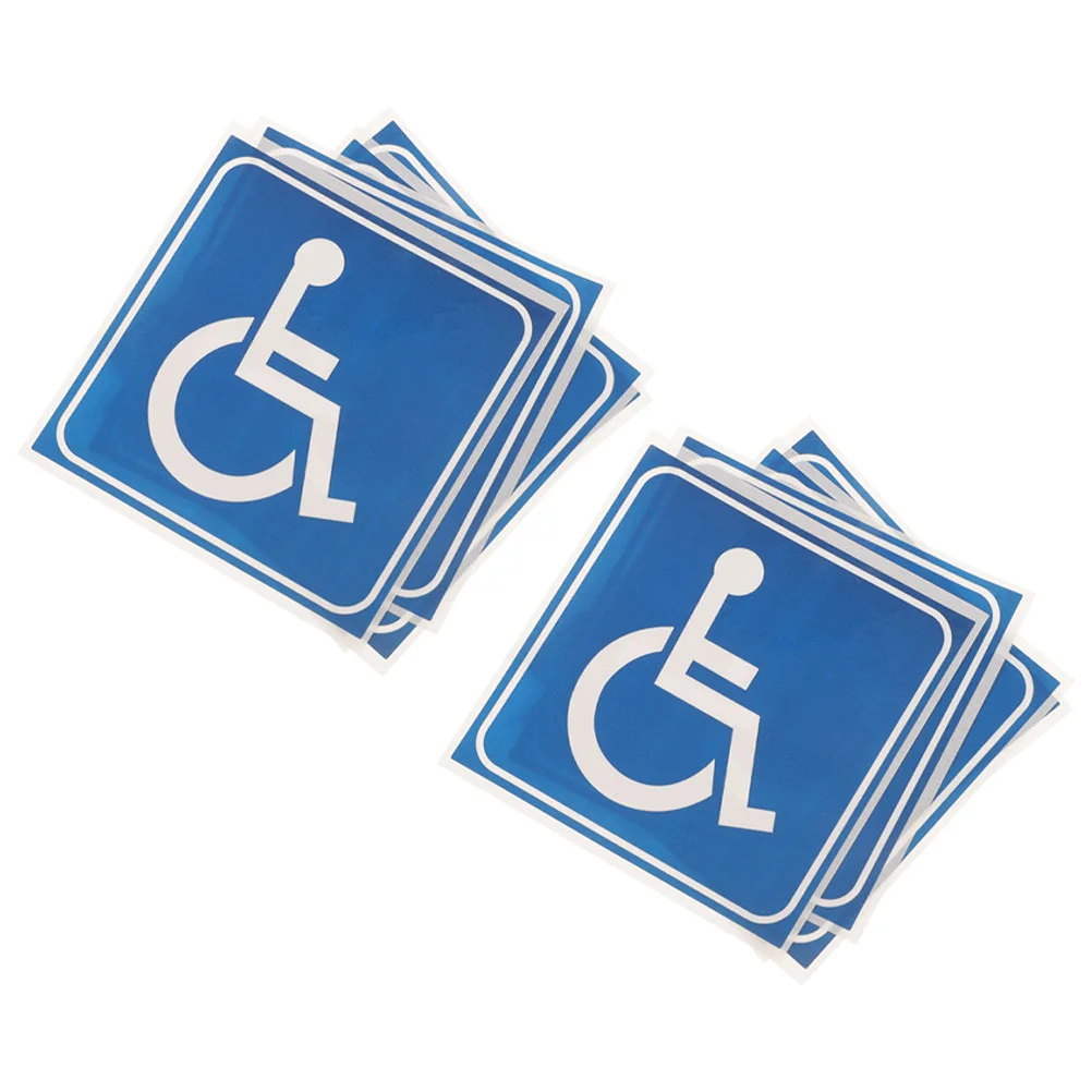 

15 Pcs Disability Stickers Adhesive Disabled Wheelchair Sign Applique Handicap Pvc Self-adhesive for Car Window