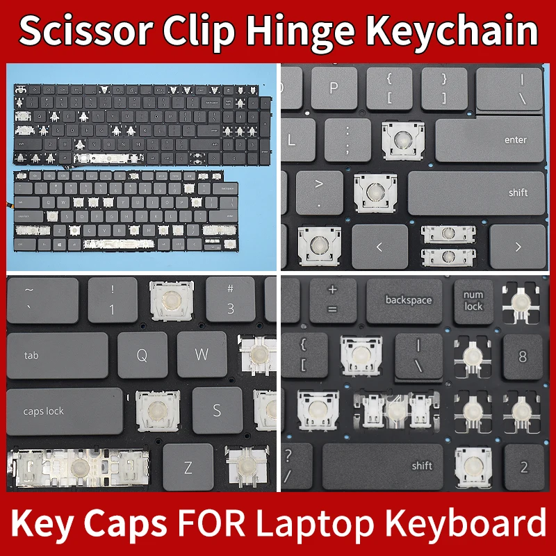 

Replacement Keycaps Scissor Clip Hinge For DELL Inspiron 5310 5410 5415 5418 5320 7415 7425 P144G P147G Vostro14Pro Keychain