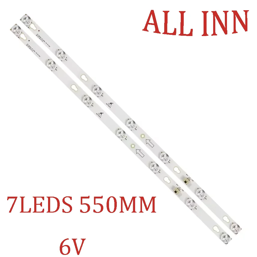 

2 шт. лента светодиодной подсветки для TELEFUNKEN TF-LED32S19 TC L 32S3750 32S3800 32HR330M07A2 V2 LVW320CSOT 32D2700 YHA-4C-LB320T-YHL